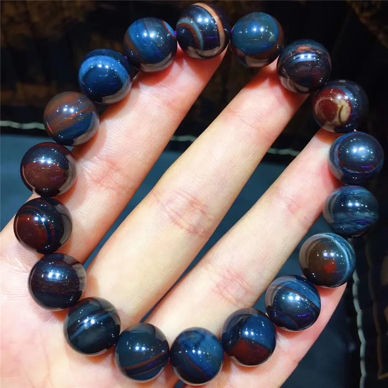 Новое прибытие 11 мм с натуральным сугилитом камень темно-синий цвет браслет для мужчин и женщин браслет высокого качества