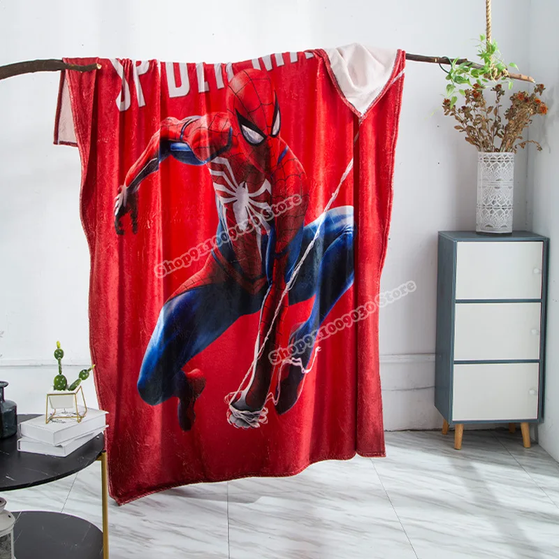 Супермягкое теплое Флисовое одеяло мстители Disney Spidermans плед покрывало для