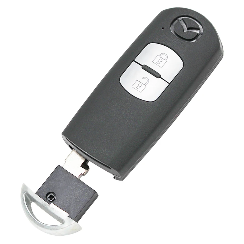 Высокое качество smart 2 кнопки дистанционного ключа Fob 434 МГц ID49 49 чип для Mazda 3 6 CX-4 CX-5 MX-5 SKE13E-01 необработанное лезвие