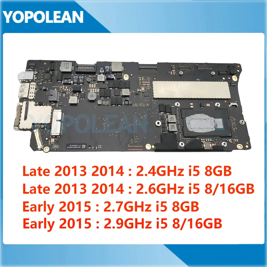 Retina Macbook Pro A1502 for 13-A1502/Logic-board/I5 8GB 16GB Tested 820-3476-A