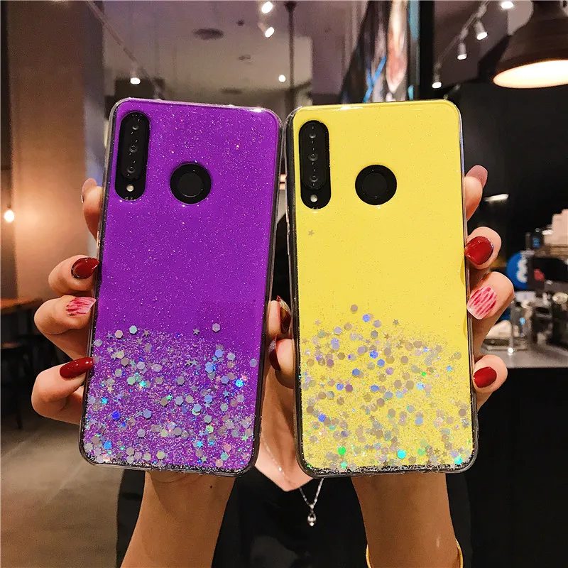Luxury Bling Glitter Hard Case For xiaomi note 7 k20 6 6pro 6A 5A 4A Mi CC9 CC9E 8 9 9SE 8lite Cases Telefon Coque | Мобильные