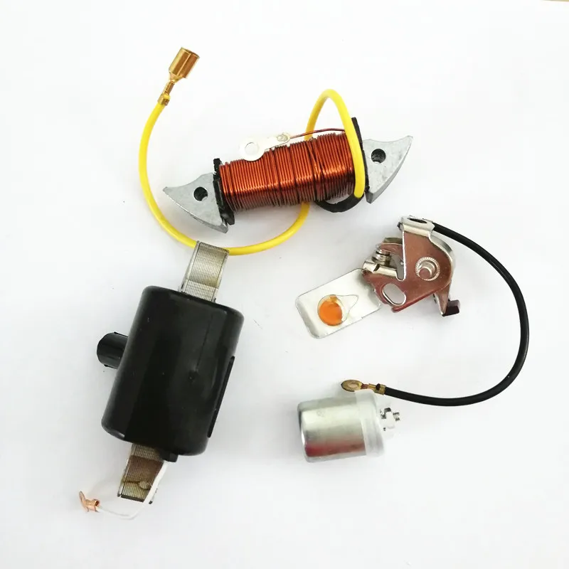 

Light Coil + Ignition coil + capacitor + Terminator Contact for Zundapp Kreidler Hercules KTM Alternator PUCH STATOR 17w 6V