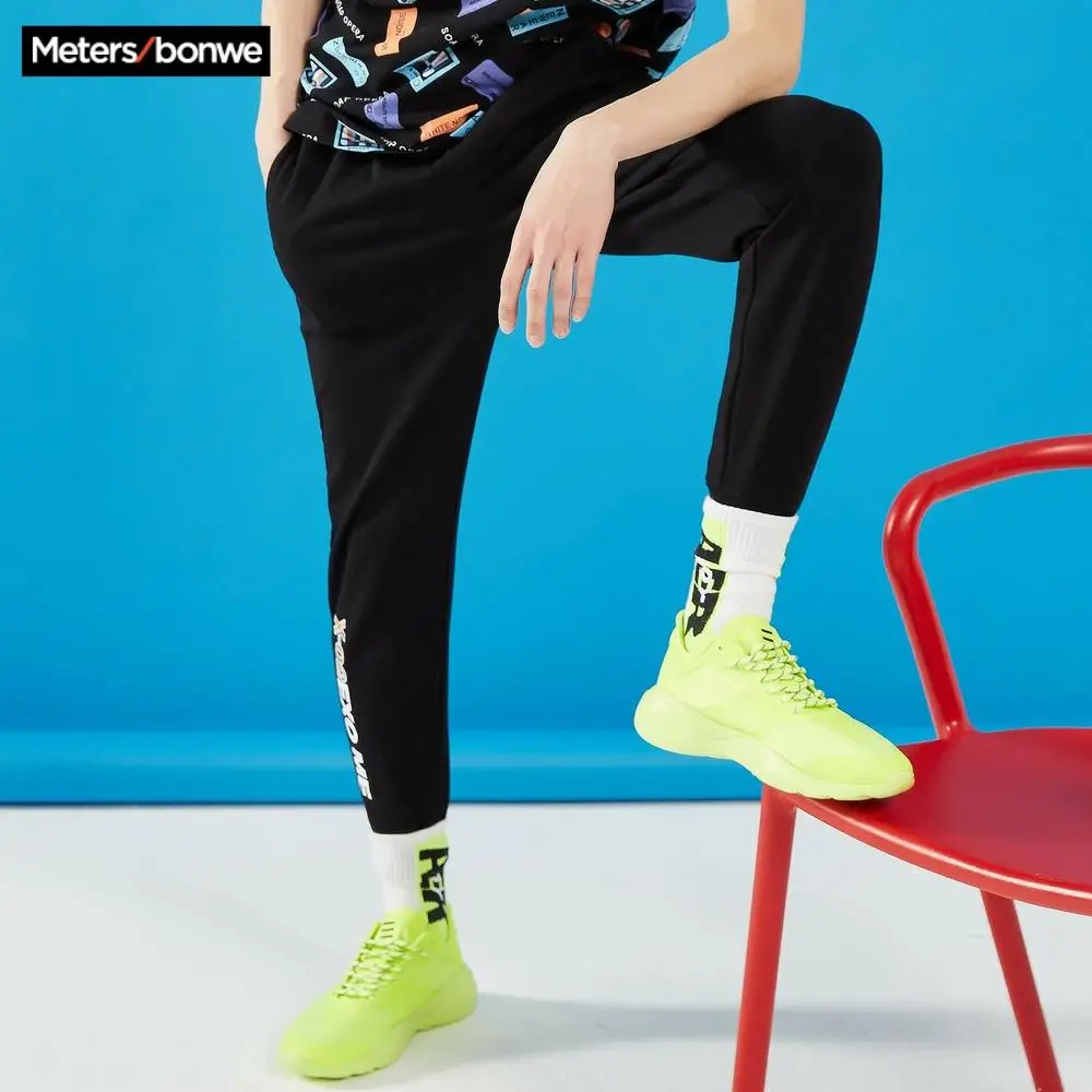 Metersbonwe новые мужские Красивые спортивные брюки весна осень маленькие ноги