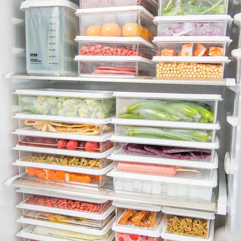 Food Organizer Home Plastic Food Storage Box Grain Container