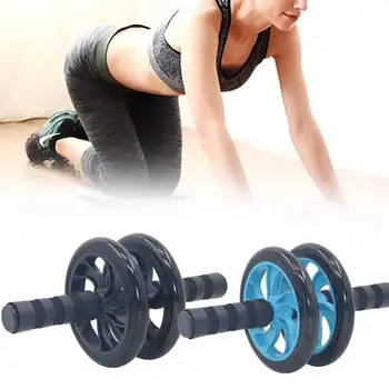 

Muscle Exercise Abdominal Wheel Roller Waist Training Double Wheel Abdominal Power Wheel Ab Rollers Gym Home Fitness Equipment