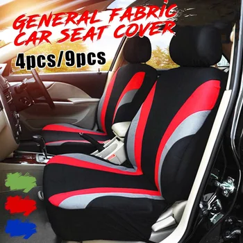 

Car Seat Covers Interior Accessories Airbag compatible Fit Most Car, Truck, SUV, Van Breathable with Composite Sponge Polyester