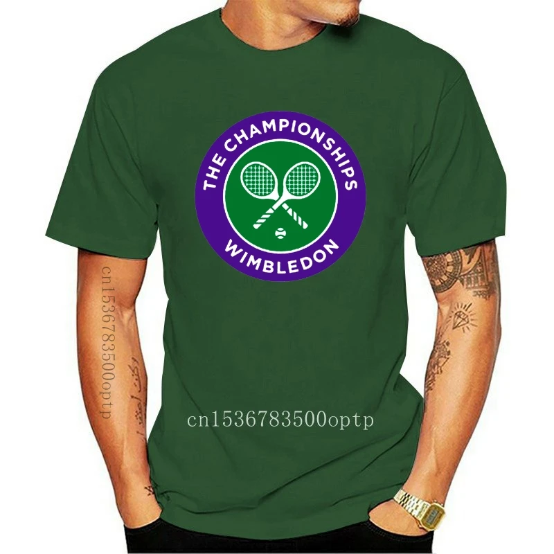 Футболка Wimbledon на чемпионат по теннису мужская белая модная футболка лидер