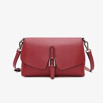 

The first layer cowhide leather bag for women european-american style cross-body one-shoulder bag for women