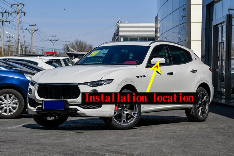 2 x глянцевая черная Автомобильная боковая зеркало заднего вида облицовочная крышка аксессуары для Maserati Levante