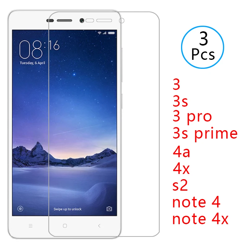 Чехол для redmi note 4x4 x a 4a чехол из закаленного стекла Защита экрана xiaomi 3 s prime pro