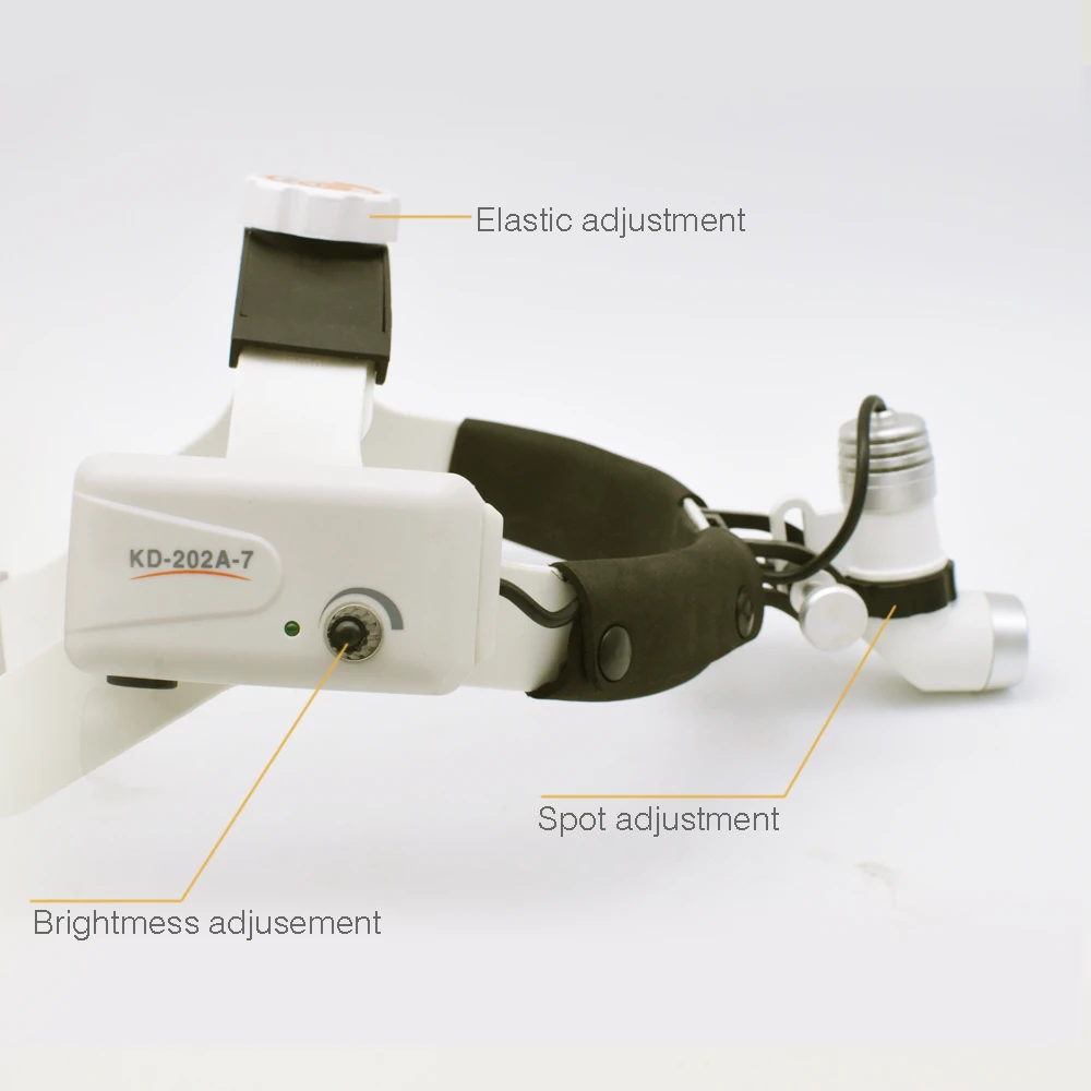 All-in-one LED 3W  Dental Surgical Medical Integrated Headlight Headlamp  ENT Examination Beauty Pets Rechargeable KD-202A