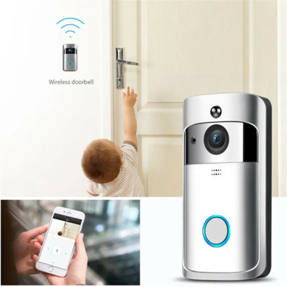 Умный wifi дверной Звонок камера IP видео домофон видео дверной звонок для квартиры ИК сигнализация беспроводная камера безопасности