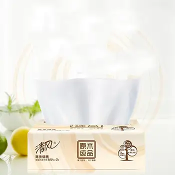 

2020 HOT4 Pieces Toilet Paper Primary Wood Pulp Pumping Paper 100 Pumping 3 Layers Tissue PaperPumping Napkin Paper