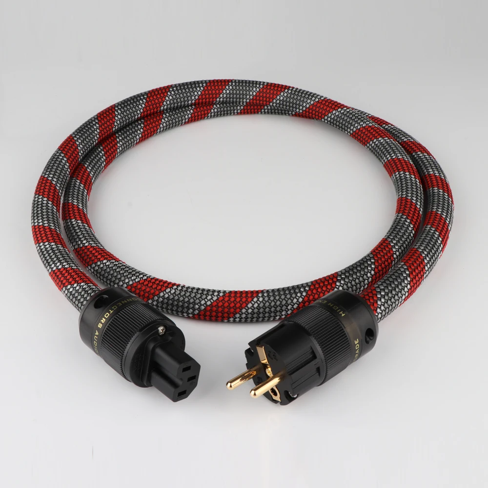 HIfi audio EU Power Cord hi end Audiophile European AC Power cord with