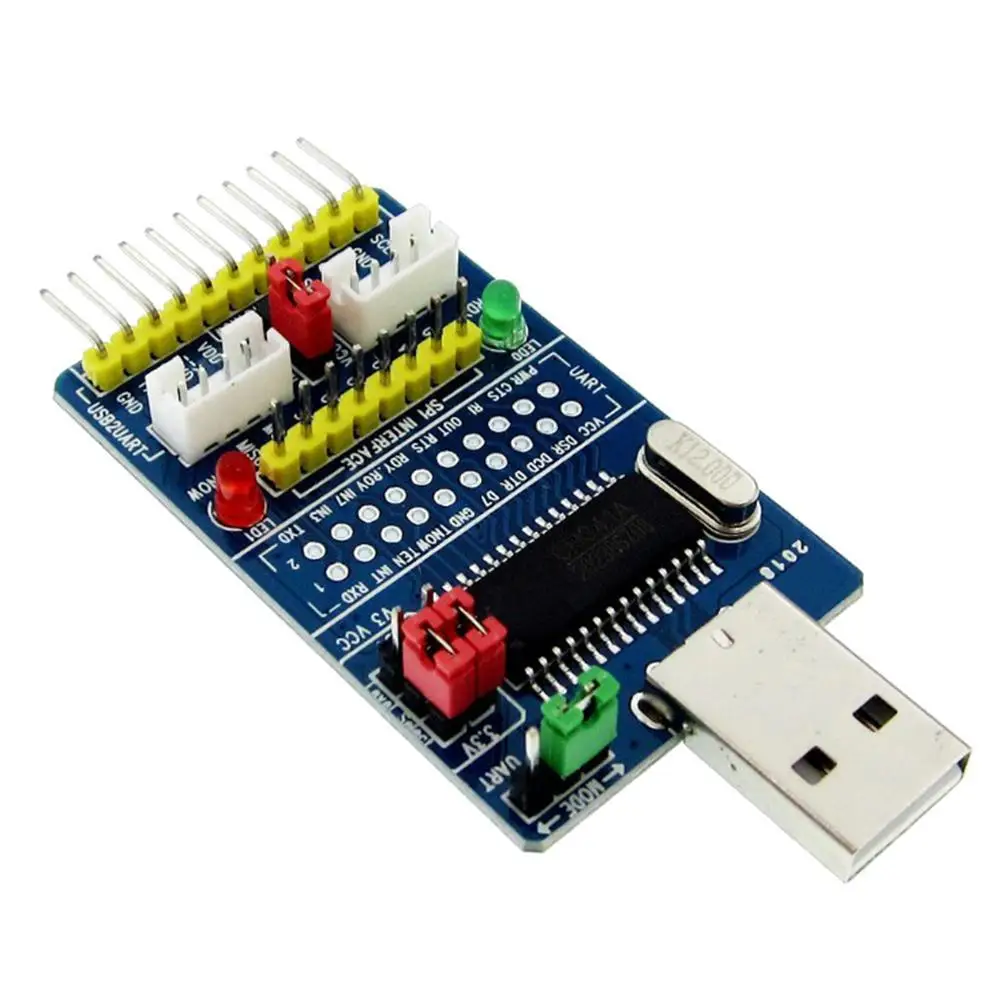 Высокопроизводительный практичный серия CH341A USB к SPI I2C IIC UART TTL ISP Серийный адаптер