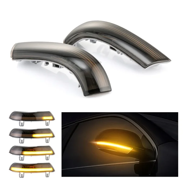 US $20.60 2x Dynamic LED Turn Signal Light Side Mirror Indicator Blinker For VW Passat B6 GOLF 5 Jetta MK5 Pa