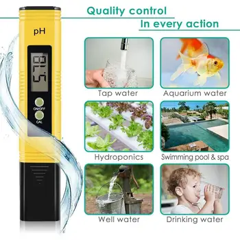 

Lcd Digital Ph Meter Tester Portable High Precision Fish For Aquarium Experiment Pool Liquid Test Tank Cosmetic Ph Pen Wate Z6R8