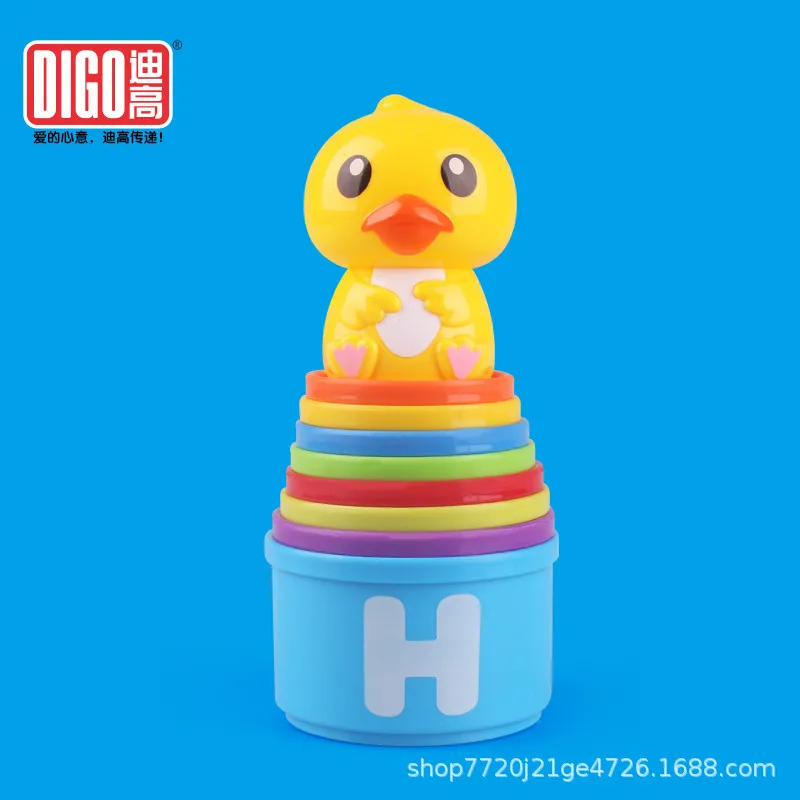 

DIGO Early Education Stacked Cup Jenga Case Case Cup Stack-up Educational Force Infants Toys for Children Baby Intelligence
