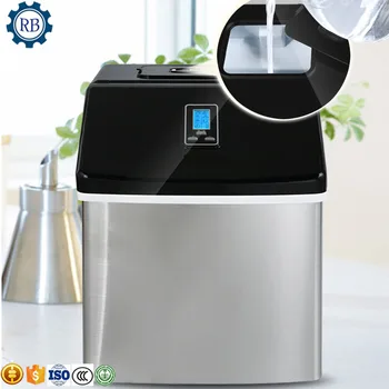 

Commercial small type portable 25kg/24H mini countertop quick automatic ice maker ice machine made in China