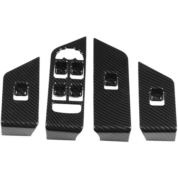 

4Pcs Window Lift Button Cover Trim Frame for Land Rover Range Rover Evoque 12-17 ABS Material Car Accessories