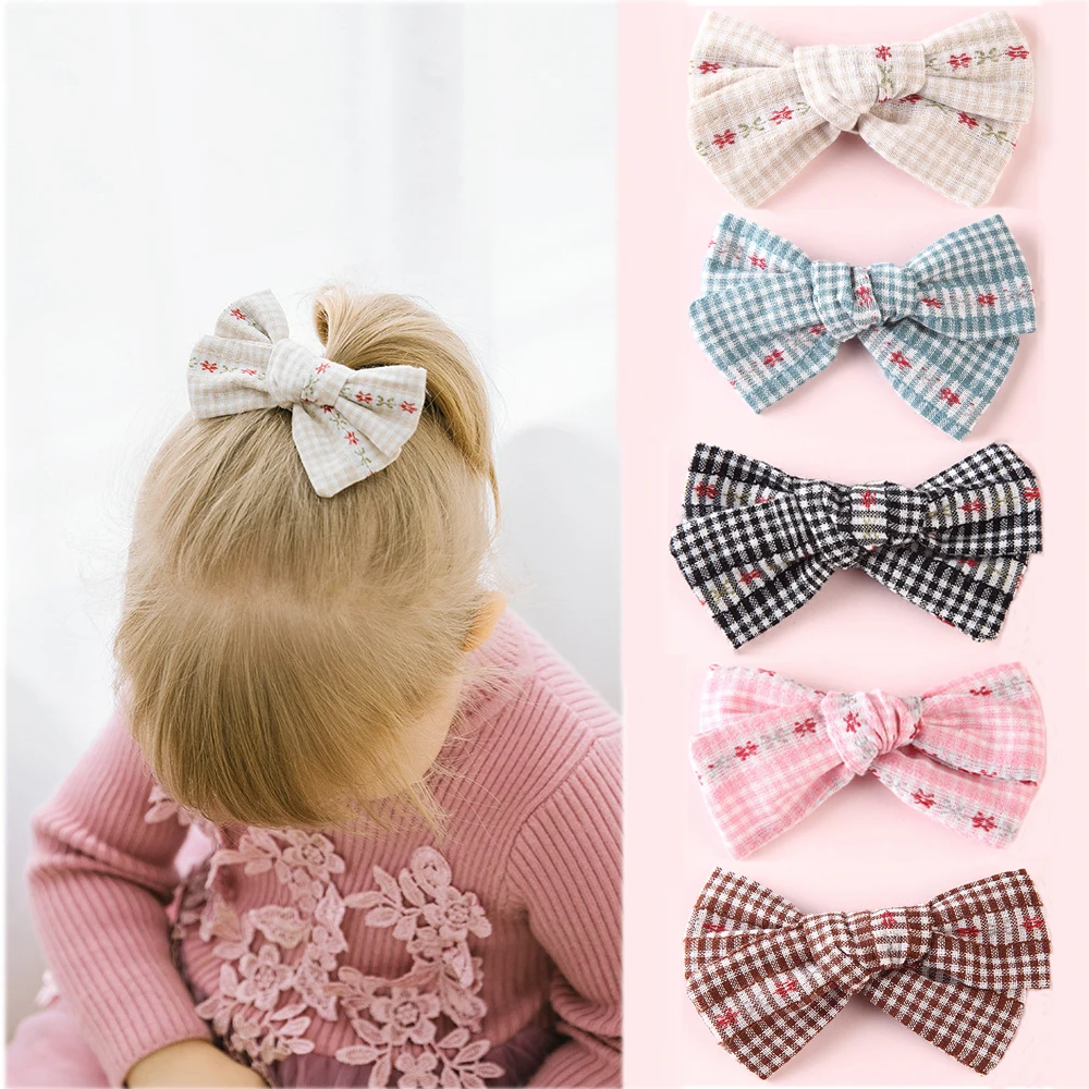 Детские заколки для волос с бантом белье заколочки девочек квадратный заколка