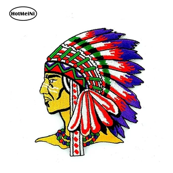 

HotMeiNi 13cm x 13cm Car Styling Car Sticker Waterproof Termoadesiva Moto Biker Indiano Indian Bumper Door Windows Accessories