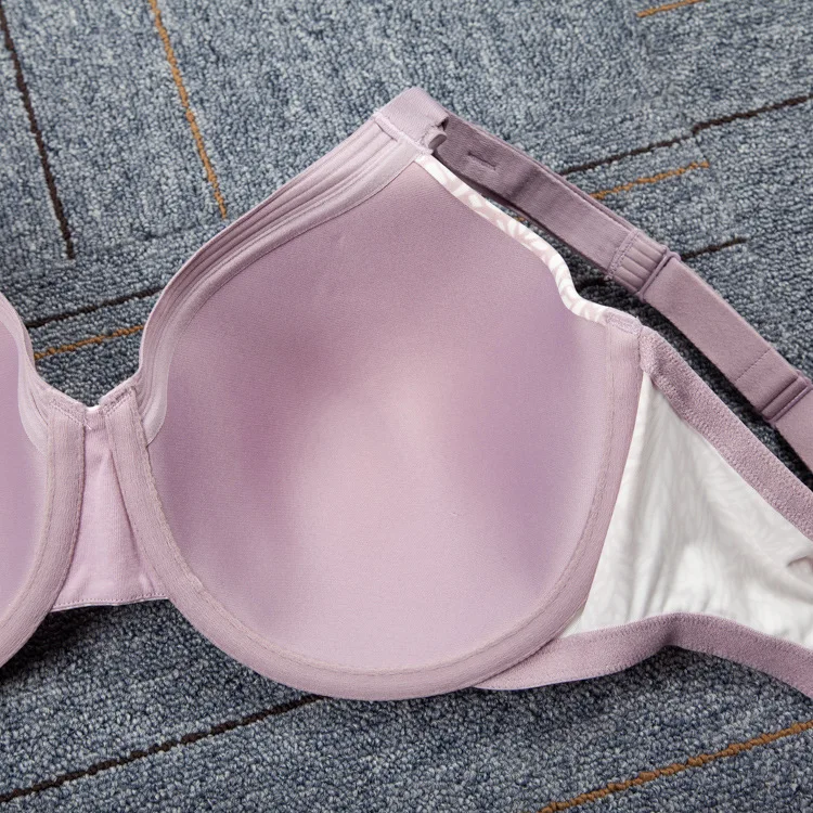 Women's Jacquard Smooth Underwire Lightly Padded Contour Bra