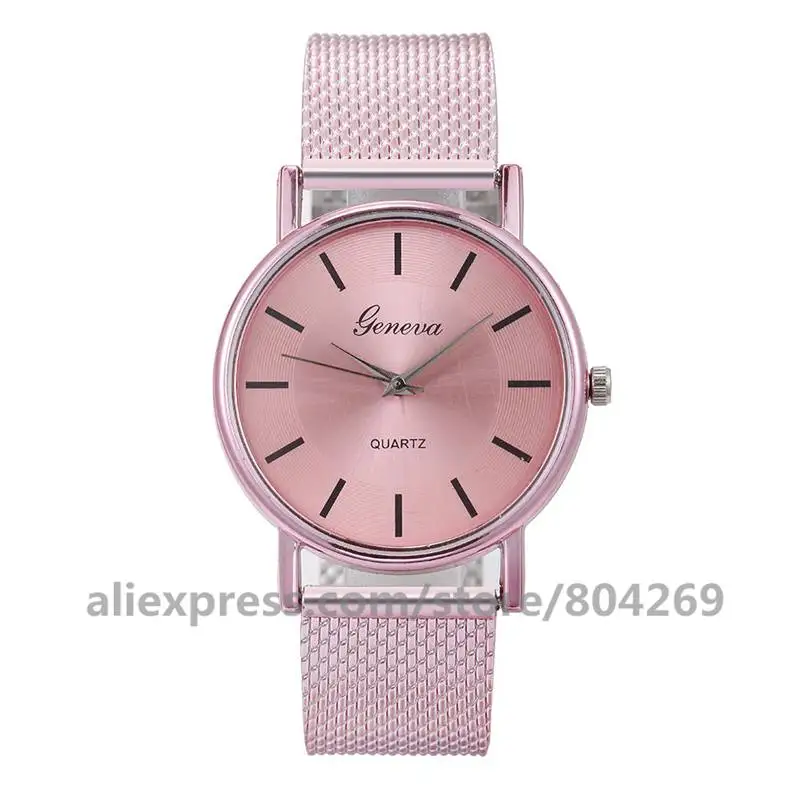 light pink Винтажные часы-браслет из ПВХ, античный черный циферблат, женские наручные часы, кварцевые часы, Relojes Mujer - Цвет: light pink