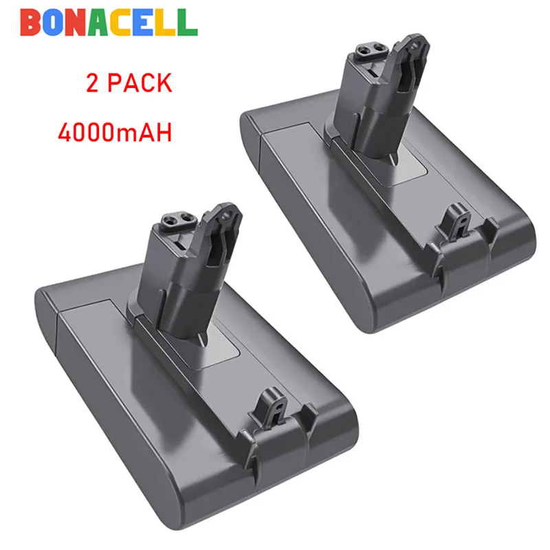 2 PACK 4.0 Bonacell 22,2 в 4000 мАч литий-ионный DC31(только подходит для типа B) для Dyson батареи DC31 DC35 DC44 DC45 серии беспроводной пылесос - Цвет: 2 PACK 4.0