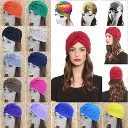 Женская, женская, для девочек, в индийском стиле, эластичная повязка на голову, головной убор, шапка; тюрбан TOSYS0002