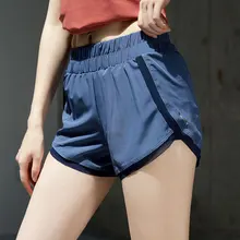 Летние женские модные однотонные эластичные леггинсы для занятий спортом и йогой, Короткие повседневные Леггинсы со средней талией для велоспорта и фитнеса