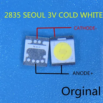 

500pcs SEOUL High Power LED LED Backlight 1210 3528 2835 1W 3v 100LM Cool white SBWVT120E LCD Backlight for TV TV Application