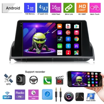 

2 Din Car multimedia Radio player Android 9.1 WIFI Navigation 2.5D screen For Mazda 6 2004-2015 Keep the original CD function