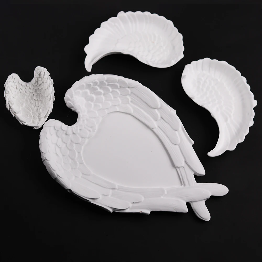 Wing Shape Storage Tray Mold Fruit Plate Silicone Molds DIY Organizer