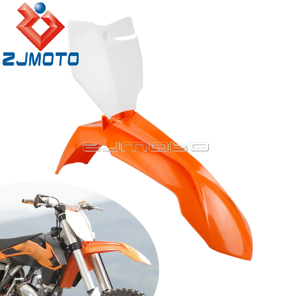 1 комплект Мотоцикл Байк номерной знак спереди Mudgurd для SX SX-F XC XC-W XCF-W 125 150 250 300 450 500