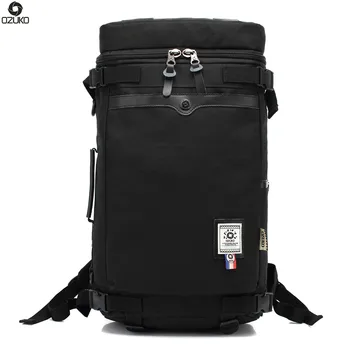 

Ozuko New Unisex Multi-function Large Capacity Notebook Bag Men Fashion Leisure Travel Backpack Out Door Sports Shoulder Bags
