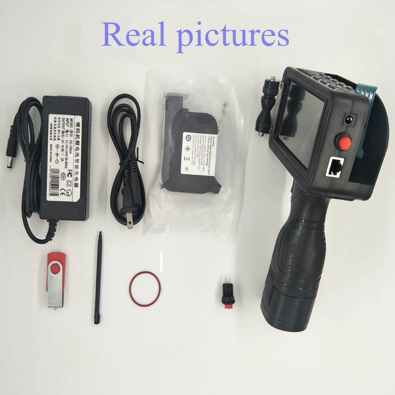 지능형 터치스크린 USB 광전 인터페이스 휴대용 잉크젯 프린터 핸드헬드 잉크젯 프린터 날짜 로고 인쇄