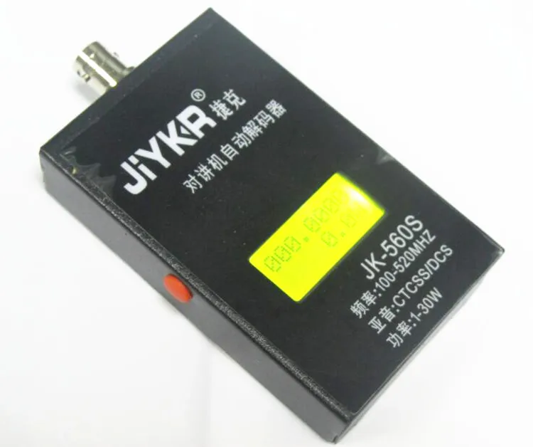 Счетчик частоты JK560S для Baofeng Walkie Talkie декодер 1-30 Вт 100-520 МГц CTCSS/DCS SMA-антенна с гнездовым разъемом счетчик частоты