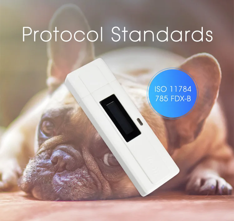 FDX-B животное id ридер чип транспондер USB RFID ручной микрочип сканер ...