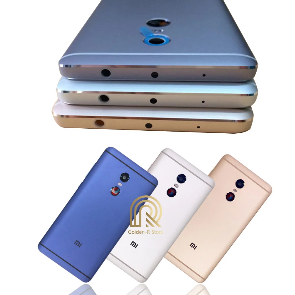 Xiaomi Redmi Note 4 Крышка батарейного отсека задняя дверь корпус note4 с кнопками питания