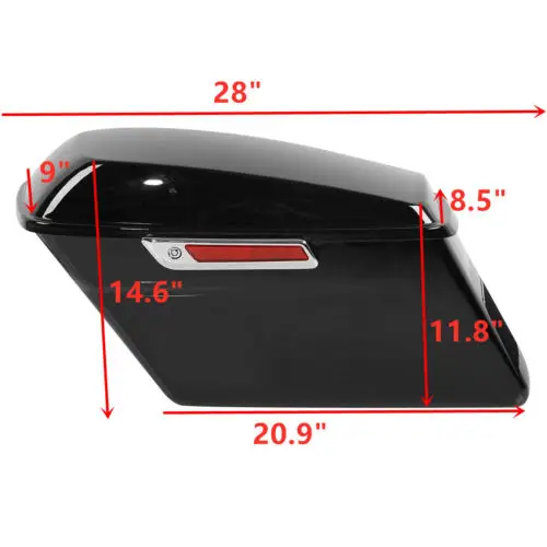Мотоцикл окрашенные седла CVO светодиодный заднее крыло для Harley Touring Road King Electra Glide Street Glide Road Glide