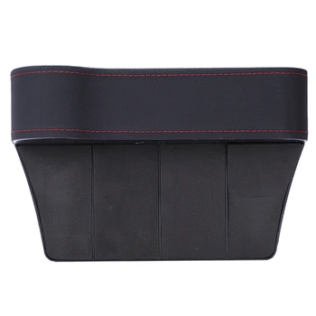 

Storage Box Car Organizer Seat PU Case Pocket Car Seat Side Slit for Wallet Phone Coins Cigarette Keys Cards For Universal
