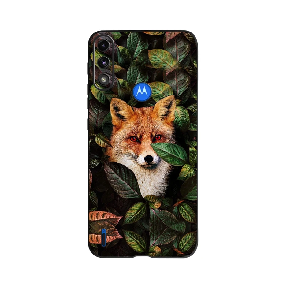 Durable Silicone Phone Back Cover - Soft TPU Protection for Motorola Moto E7 Series