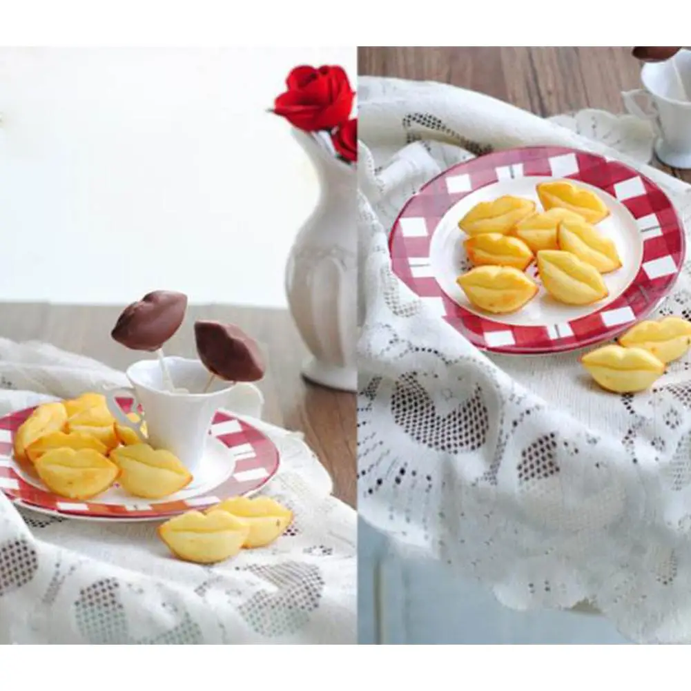 Пикантные женские туфли с рисунком в виде губ в форме Fondant(сахарная) силиконовая форма для торта пресс-форма для мыла и кондитерской выпечки выпечка Инструменты Сахарное печенье Желейный пудинг Декор