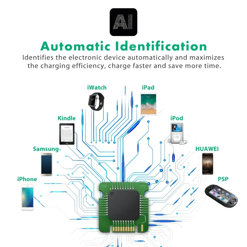 EU/US Plug 6 портов Usb зарядное устройство станция держатель с шестью Usb кабели зарядное устройство кронштейн для смартфона Ipad планшет высокое качество
