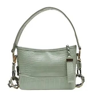 

Women Lady Leather Handbag Shoulder Messenger Satchel Crocodile Pattern Chain Tote Crossbody Bags Purse 2019