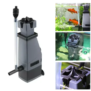 

220V Aquarium Surface Skimmer To Remove Oil Slick Oil Film Remover Water Protein Skimmer Filter Pump For Fish Tank Oxygen Pump