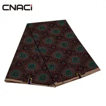 CNACI настоящая восковая африканская ткань Анкара Новая мода настоящая Настоящая Африканская ткань с восковой печатью печатная ткань Анкара тиссу африканская ткань для свадьбы
