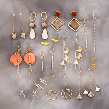 

30 Pairs/lot luxury fashion women earrings wholesale cute simple style women jewelry earrings lot 201107-42