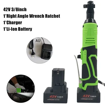 

Hot Sale 42V 3/8inch Electric Cordless Ratchet Right Angle Wrench Drill W/ Li-ion Battery Durable And Practical